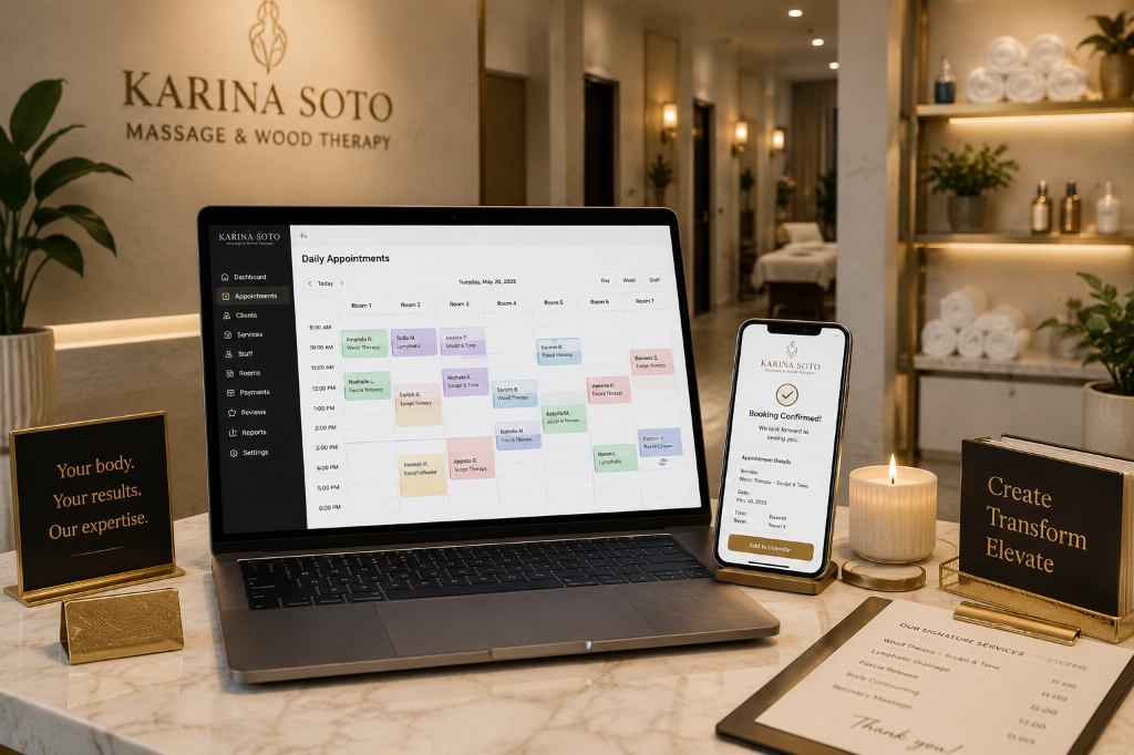 Karina Soto Command Dashboard Mockup